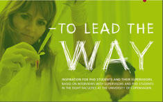 Link to brochure called To lead the way