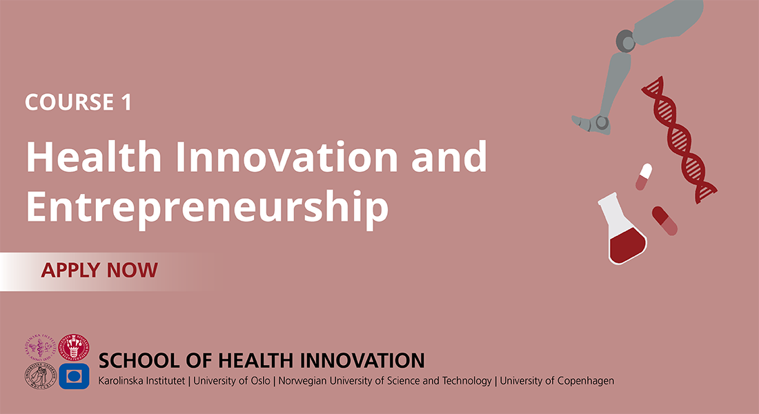 School of Health Innovation Course 1: Apply now