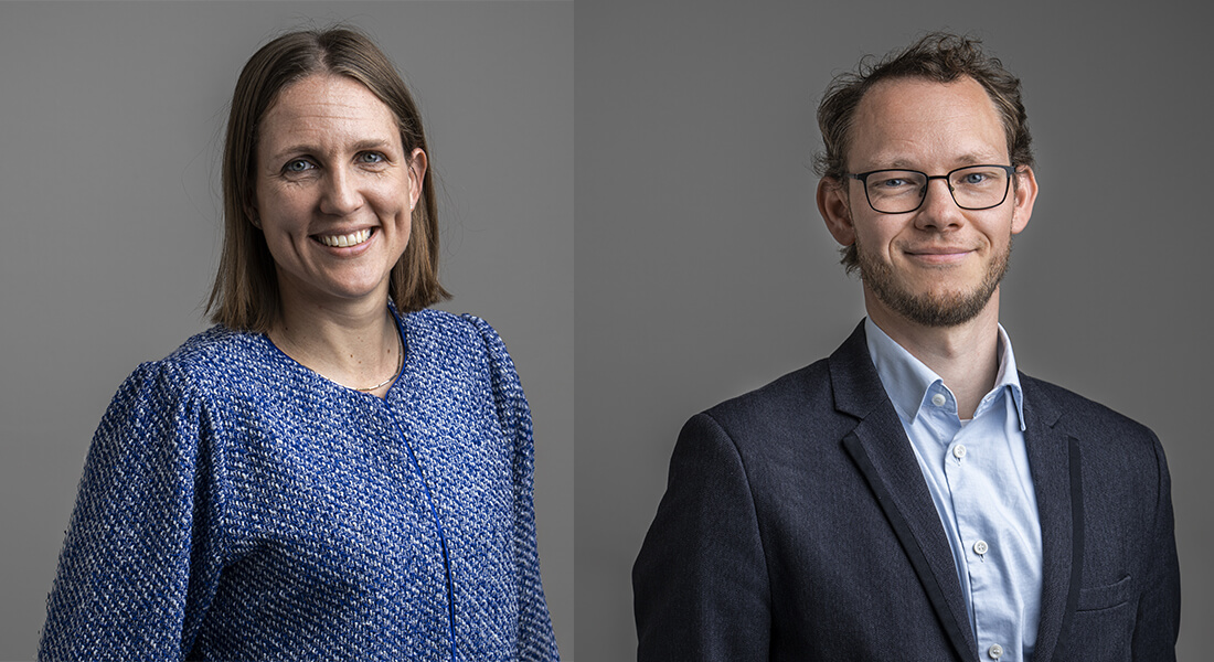 Associate Professor Frido Welker and Assistant Professor Lærke Smidt Gasbjerg. Associate Professor Frido Welker and Assistant Professor Lærke Smidt Gasbjerg.